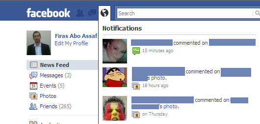 The New Facebook Notifications 3
