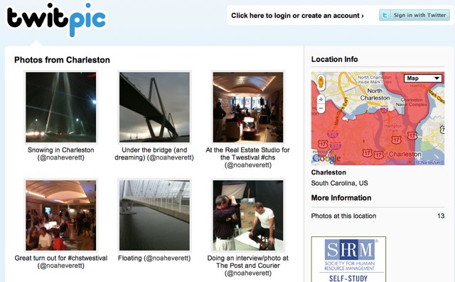 Twitpic Twitter Places New Feature